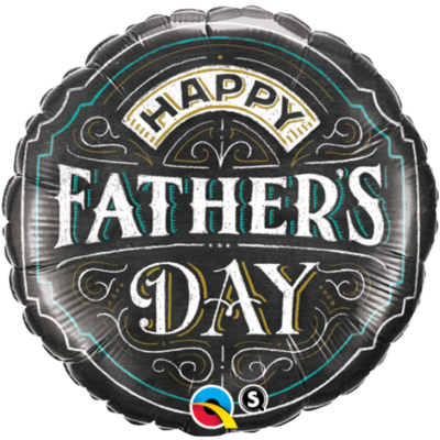 Happy Father's Day Chalk Balloon- (BNE Delivery)